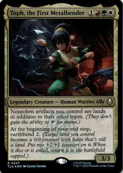 Toph, the First Metalbender FOIL Avatar: The Last Airbender Magic MTG NM - Image 1