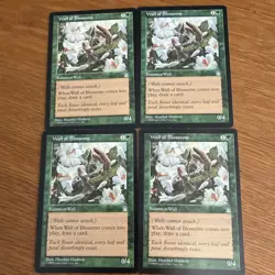 MTG 4x Wall of Blossoms Stronghold Set Uncommon Magic The Gathering - Image 1
