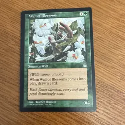 MTG 4x Wall of Blossoms Stronghold Set Uncommon Magic The Gathering - Image 2