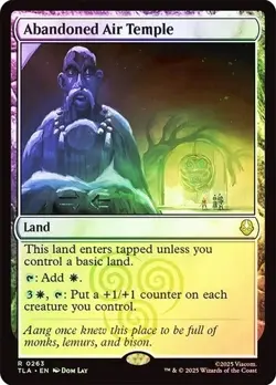 MTG Abandoned Air Temple (263/447) Avatar The Last Airbender FOIL - Image 1