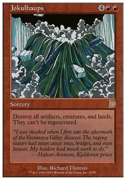 MTG Jokulhaups, Deckmasters, Heavily Played, English - Image 1