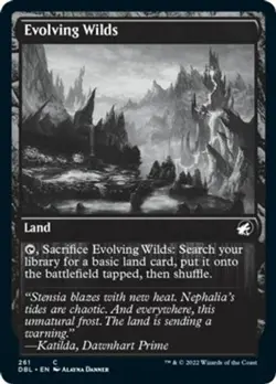 NM-Mint, English MTG Regular Evolving Wilds (261) Innistrad: Double Feature Magi - Image 1