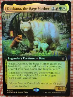 Duskana, the Rage Mother Extended Art Murders at Karlov Manor Foil #312 - Image 1