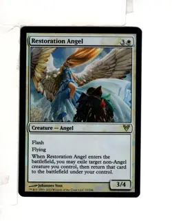 MTG SkeenAB Restoration Angel FOIL from Avacyn Restored. NM. - Image 1