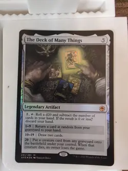 The Deck of Many Things Adventures in the Forgotten Realms MTG Foil - Image 1