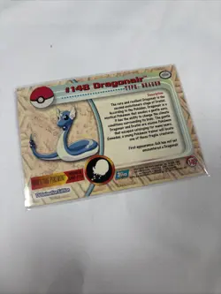 2000 Topps Pokemon TV 1st Edition Series 3 Non Holo #148 Dragonair Blue Label - Image 5