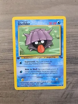 Pokemon TCG Shellder 1st Edition 54/62 Fossil VLP - Image 1