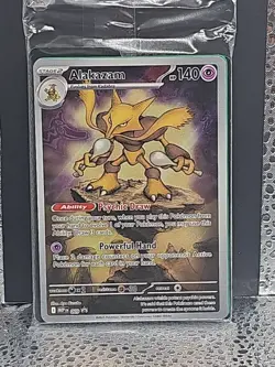 Alakazam MEP 009 Black Star Promo Mega Evolution Pokemon TCG SEALED - Image 1