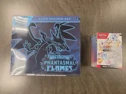 SEALED Pokemon TCG Phantasmal Flames ETB & Prismatic Evolution Booster Bundle - Image 1
