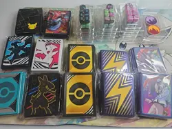 Pokemon TCG Lot - 12 NEW Sleeve Packs 12 Damage Dice & 6 Marker Sets - Image 1