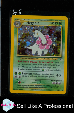 MEGANIE POKEMON 10/111 2000 BASE SET HOLO GERMAN - Image 1