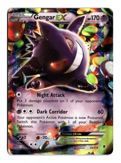 Pokemon Gengar EX 34/119 XY - Phantom Forces Holo - Image 1