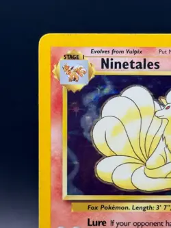 Pokemon Ninetales Holo Base Set Rare 13/130 Fire Pokemon - Image 2