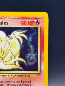 Pokemon Ninetales Holo Base Set Rare 13/130 Fire Pokemon - Image 3