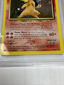 Neo Genesis Unlimited Typhlosion PSA 8 HOLO (7610) 17/111 Pokemon - Image 5