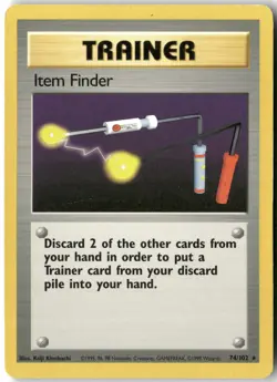 Item Finder, Pokemon Base Set Rare, 074/102 MP - Image 1