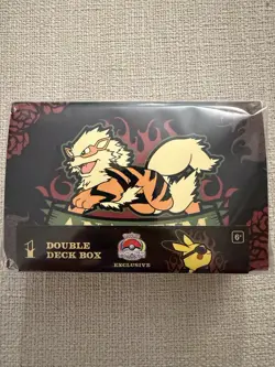 2025 Pokemon World Championship Anaheim Exclusive Arcanine Double Deck Box - Image 1