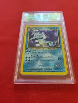 Pokemon: Kingdra #8/111 1st Edition Neo Genesis 2000 Holo - Vintage PSA 5 - D6 - Image 4
