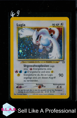 LUGIA POKEMON 9/111 2000 NEO GENESIS HOLO GERMAN - Image 1