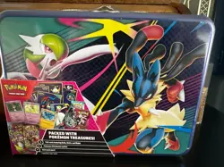 Pokemon Collector Chest Fall Tin TCG New Factory Sealed 3 Boosters From Sparks - Image 3