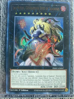 Yu-Gi-Oh! Laevatein, Generaider Boss of Shadows PHHY-EN047 Ultra Rare 1st Ed NM - Image 1