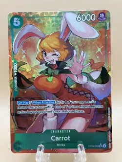 One Piece CCG Carrot OP08-023 SR Parallel Art Two Legends English Edition - Image 1