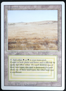 Savannah Magic Card Dual Land Revised MTG Reserved List - Image 3