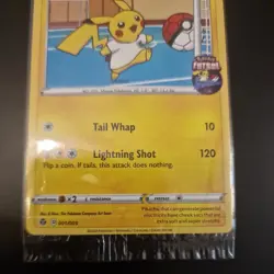Sealed - Pikachu On the Ball Pokemon Card, 001/005, Fustal Football Promo - Image 3