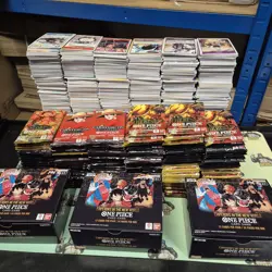 5000+ OP CARDS - ONE PIECE TCG ENGLISH BULK CARDS OPENED PACKS - MIXED SETS - Image 1