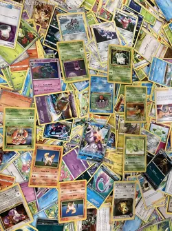 2.5LB Lot of Various Assorted Pokemon Cards TCG CCG incl. Vtg in Collectible Box - Image 2