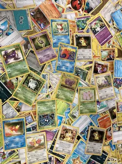 2.5LB Lot of Various Assorted Pokemon Cards TCG CCG incl. Vtg in Collectible Box - Image 3