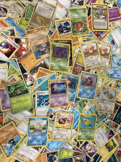 2.5LB Lot of Various Assorted Pokemon Cards TCG CCG incl. Vtg in Collectible Box - Image 4