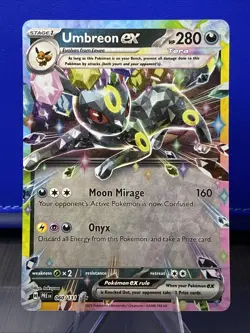 🔥 Umbreon ex #060/131 Double Rare NM | Prismatic Evolutions - 2025 Pokemon Card - Image 1