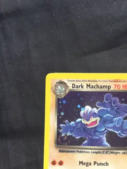 Pokemon Cards: Team Rocket Rare Holo: Dark Machamp 10/82 - Image 3