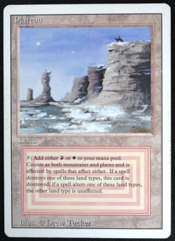 Plateau Magic Card Dual Land Revised MTG Reserved List - Image 3
