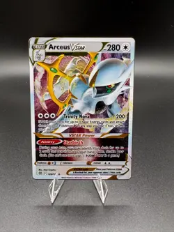 Arceus VSTAR 123/172 METAL Card Pokemon Ultra Premium Collection Brilliant Stars - Image 1