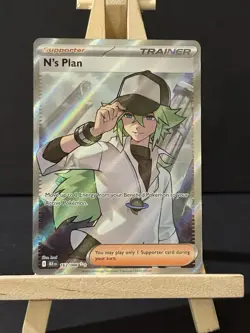 N's Plan Black Bolt Holo Card 163/086 SV11B Pokemon Card - Image 1