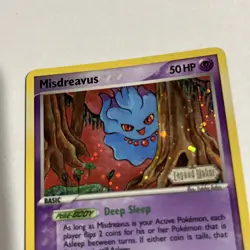 Misdreavus - 40/92 - Pokemon Legend Maker Stamped Promo Holo Card NM - Image 4