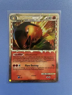 Typhlosion HGSS09 Prime Black Star Promo Pokemon Card Lightly Played - Image 1