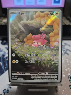 Pokemon TCG Pawmi Holo Paldean Fates Card 226/091 SV Near Mint Condition - Image 1