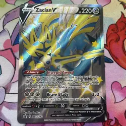 Zacian V (Shiny) SWSH292 SWSH: Sword & Shield Promo Cards Holo - Image 3