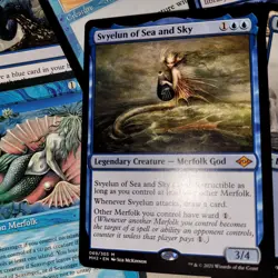 Beginner Commander Deck - Complete 100 Cards ***Svyelun of Sea and Sky MERFOLK** - Image 1