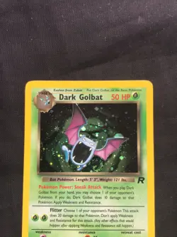 Pokemon Cards: Team Rocket Rare Holo: Dark Golbat 7/82 - Image 2