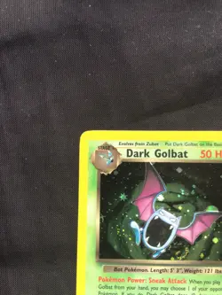 Pokemon Cards: Team Rocket Rare Holo: Dark Golbat 7/82 - Image 3