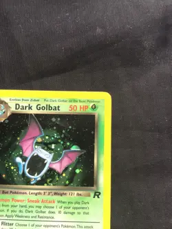 Pokemon Cards: Team Rocket Rare Holo: Dark Golbat 7/82 - Image 4