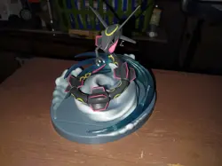 Pokemon Shiny Rayquaza Figure Hidden Fates Premium Card Holder - 8 Inches Long - Image 1