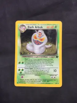 Pokemon Cards: Team Rocket Rare Holo: Dark Arbok 2/82 - Image 1