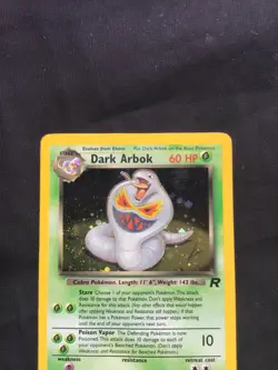 Pokemon Cards: Team Rocket Rare Holo: Dark Arbok 2/82 - Image 2
