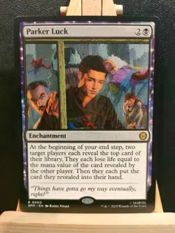 Parker Luck - Marvel's Spider-Man - Rare - NM (see pics) MTG - Image 1