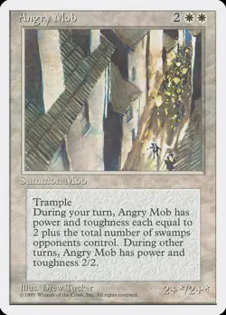 Angry Mob - Fourth Edition (4ED) - MTG Rare English Non Foil - Image 1